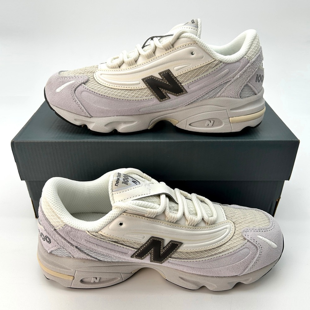 New Balance 1000 Big Kids Sneakers Size 6 White Purple Grey Y2K NEW GC1000SB - Picture 2 of 7